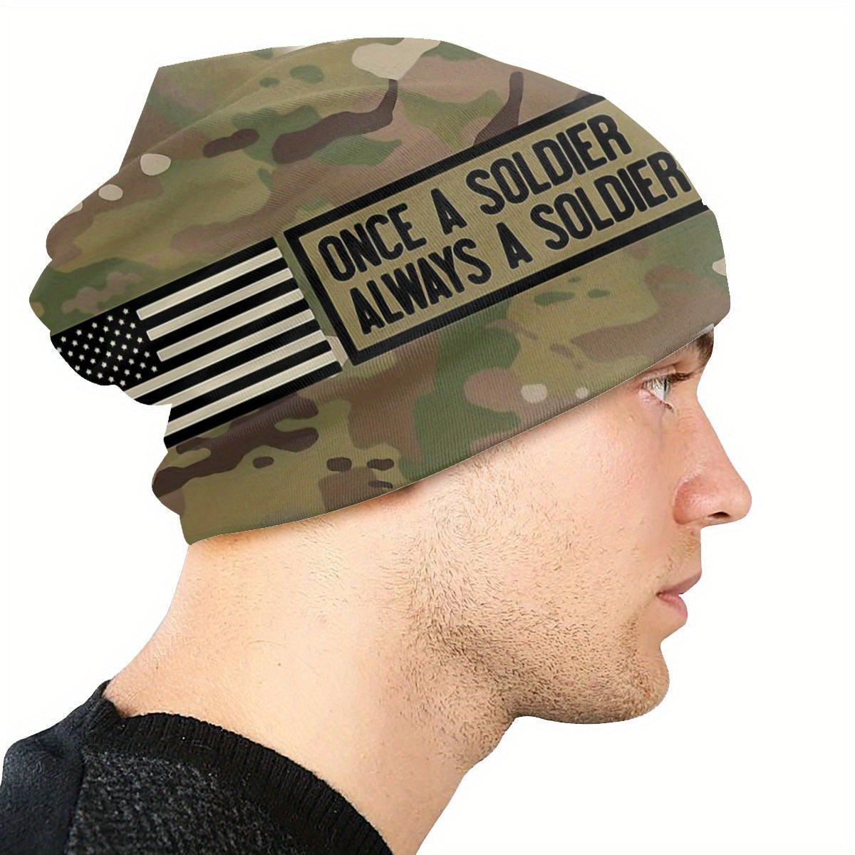 1pc Camouflage Army Thin Bonnet Hats For Men Women, Ideal choice for Gifts WardBoyzPROShop