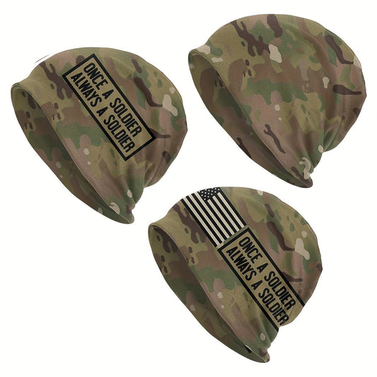 1pc Camouflage Army Thin Bonnet Hats For Men Women, Ideal choice for Gifts WardBoyzPROShop