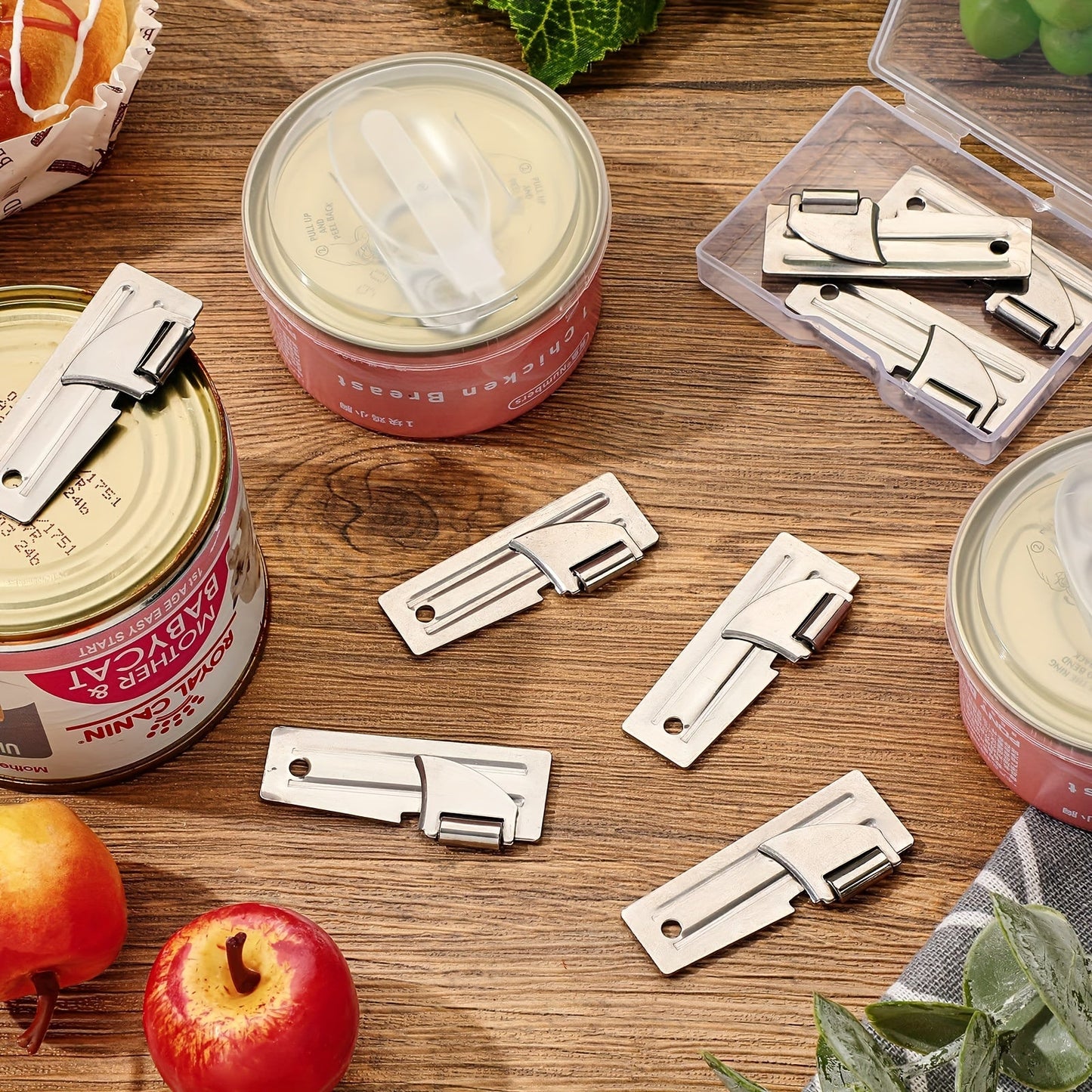 10pcs/set, Can Opener, Camping Can Opener, Stainless Steel Military Can Opener, Survival Can Opener, Army Can Opener, Backpack Can Opener, Kitchen Gadgets, Cheap Items WardBoyzPROShop