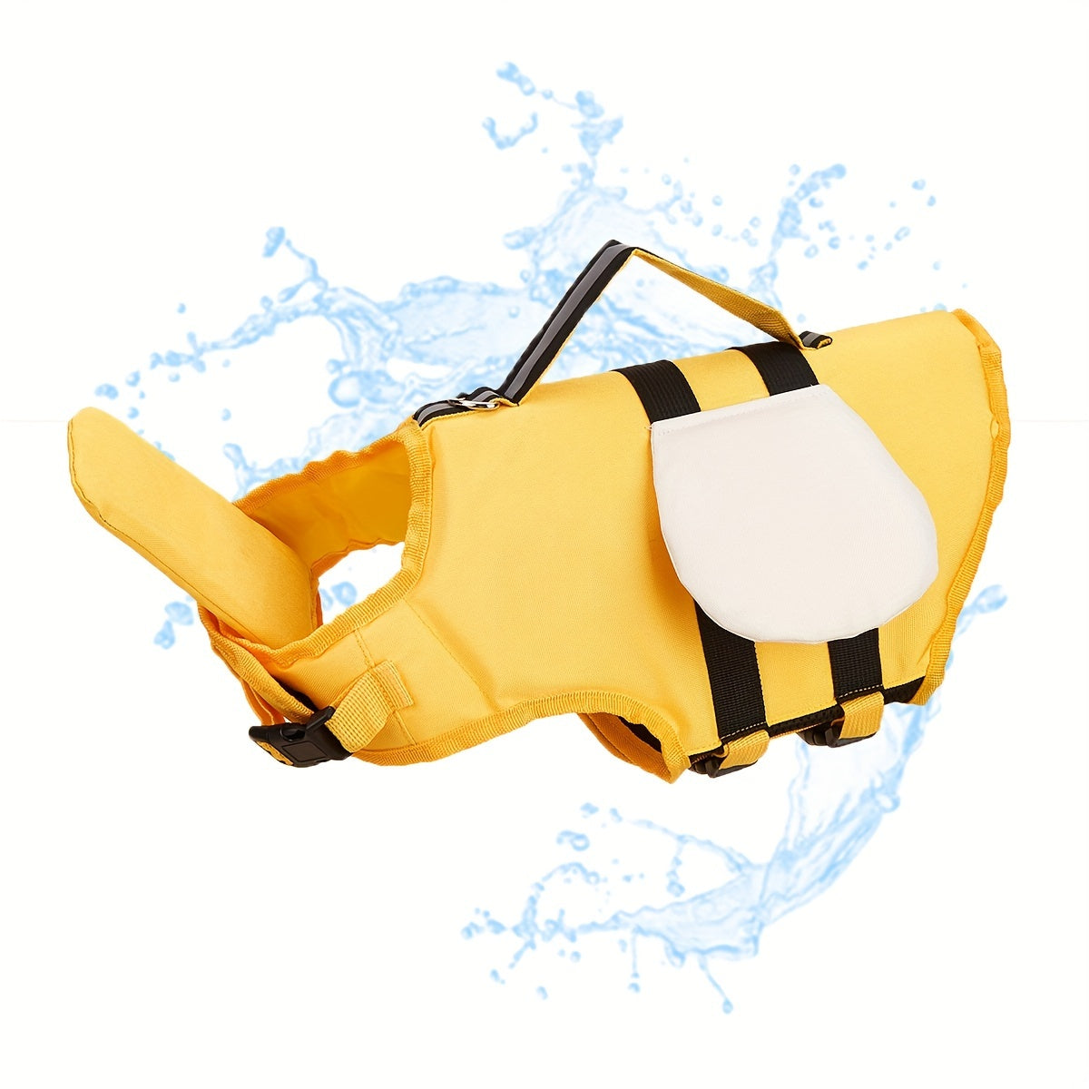 Adorable Bee-Themed Dog Life Jacket with Dinosaur Wings - Adjustable Safety Swim Vest for Small to Large Breeds, Hand-Wash Only, Dog Life Jacket for Swimming WardBoyzPROShop