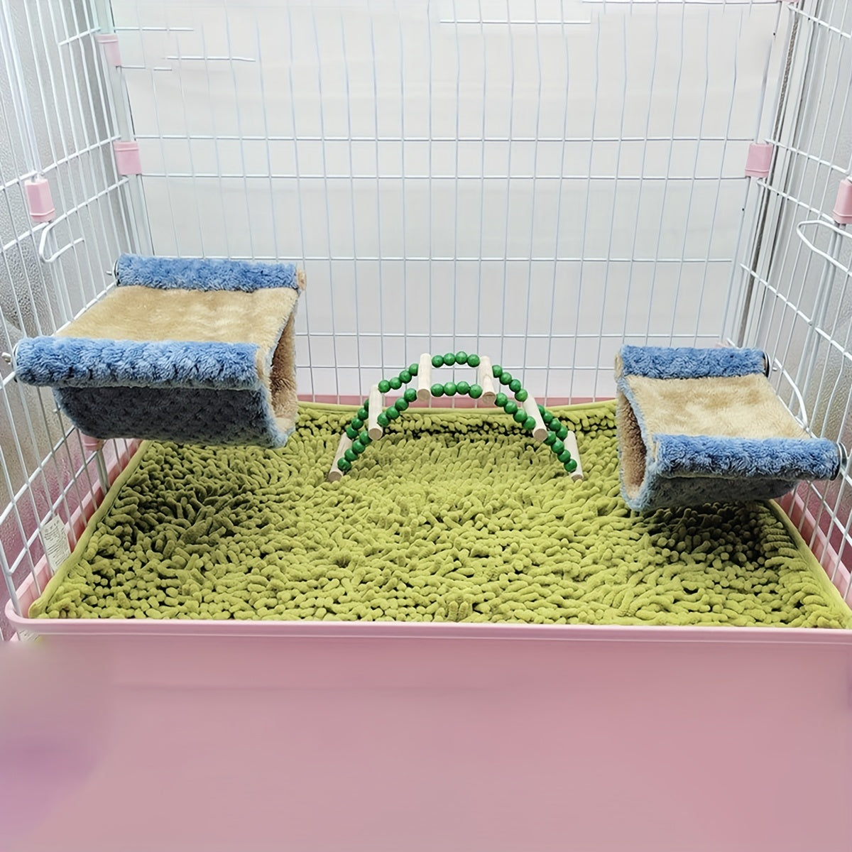 Double Layer Winter Warm Rat Hammock - Cozy Hanging Nest Bed For Guinea Pigs, Rats, And Chinchillas - Cage Accessories For Small Pets WardBoyzPROShop
