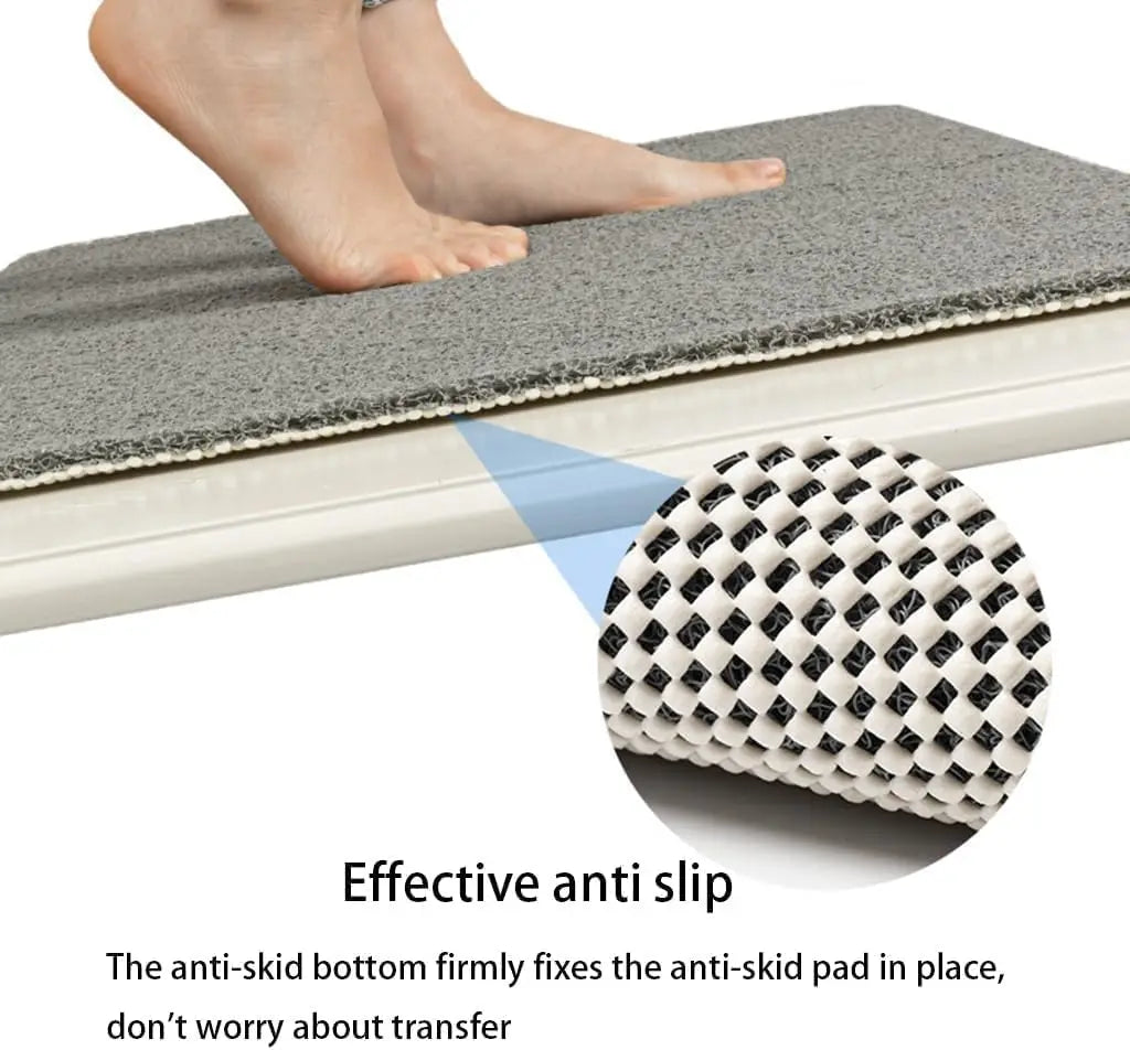 40*60/50*80cm Bath Rugs Non-Slip Bath Mat with Drain Holes Anti Mould Shower Mat for Inside Shower Washable for Bathroom Floor