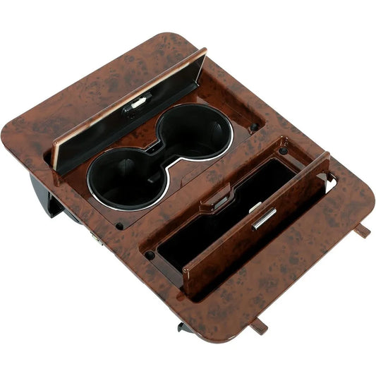 Woodgrain Center Console Cup Holder/Storage Full Size Trucks Suv'S for GMC,for Chevy,for Cadillac Plastic Lower Et-345B-Model
