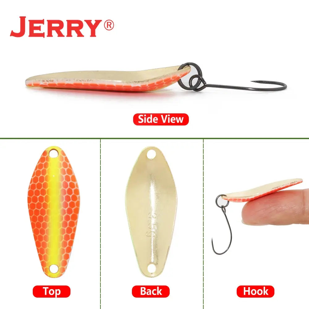 Jerry Draco Micro Spoon Trout Lures UL UV Colors Ultralight Fishing Tackle Freshwater Artificial Bait WardBoyzPROShop