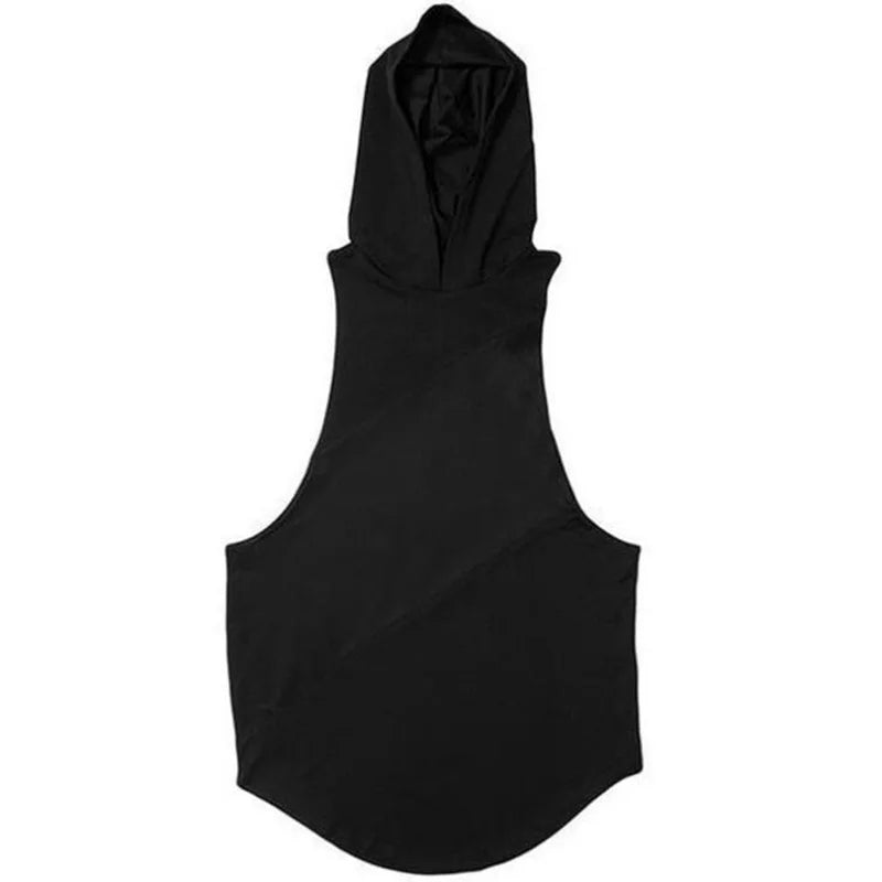 Brand Clothing Bodybuilding Muscle Guys Fitness Mens Gym Hooded Tank Top Vest Stringer Sportswear Cotton Sleeveless Shirt Hoodie WardBoyzPROShop