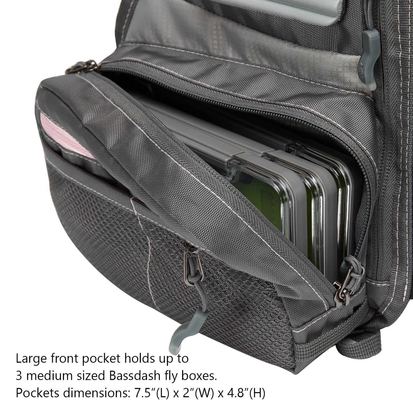 Bassdash FV09 Fly Fishing Vest for Youths Kids Adjustable Size with Multiple Pockets Trout Bass Fishing Gear