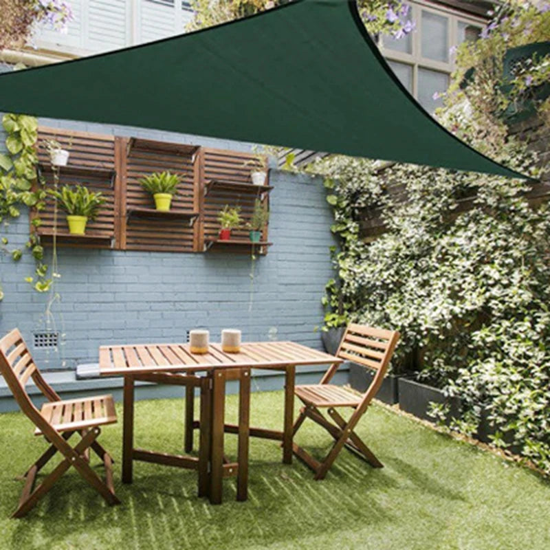 5/3.6/3/2M Triangle Shade Sail Waterproof Sunshade Sail Canopy 98%UV Block Awning with Free Rope for Garden Patio Pergola Gazebo WardBoyzPROShop