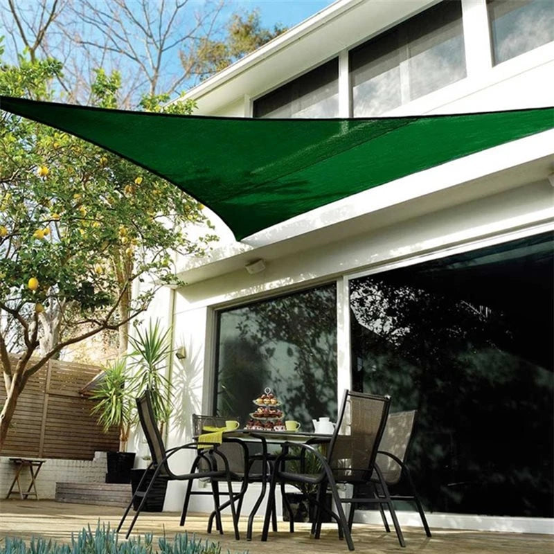 5/3.6/3/2M Triangle Shade Sail Waterproof Sunshade Sail Canopy 98%UV Block Awning with Free Rope for Garden Patio Pergola Gazebo WardBoyzPROShop