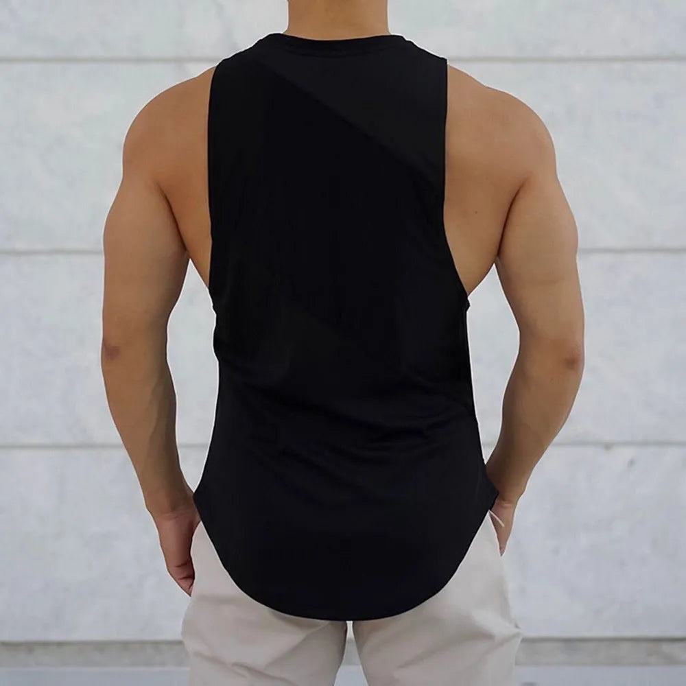 Bodybuilding Sport Tank Tops Men Gym Fitness Workout Sleeveless Shirt Male Stringer Singlet Summer Casual Loose Undershirt Vest WardBoyzPROShop