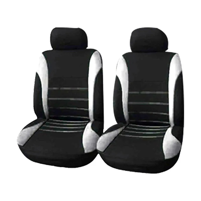 Auto Parts Car Seat Cover Polyester Fabric 2/4/9 Piece Set Four Season Universal Front/Rear Car Seat Cushion