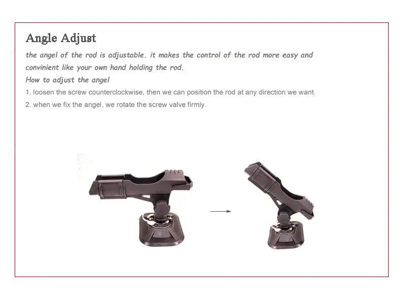 inflatable boat accessory dinghy raft fishing tool rod holder device pole pvc sup board kayak fixer fix pole mount angle A09016 WardBoyzPROShop