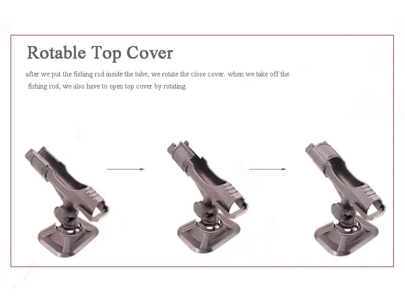 inflatable boat accessory dinghy raft fishing tool rod holder device pole pvc sup board kayak fixer fix pole mount angle A09016 WardBoyzPROShop