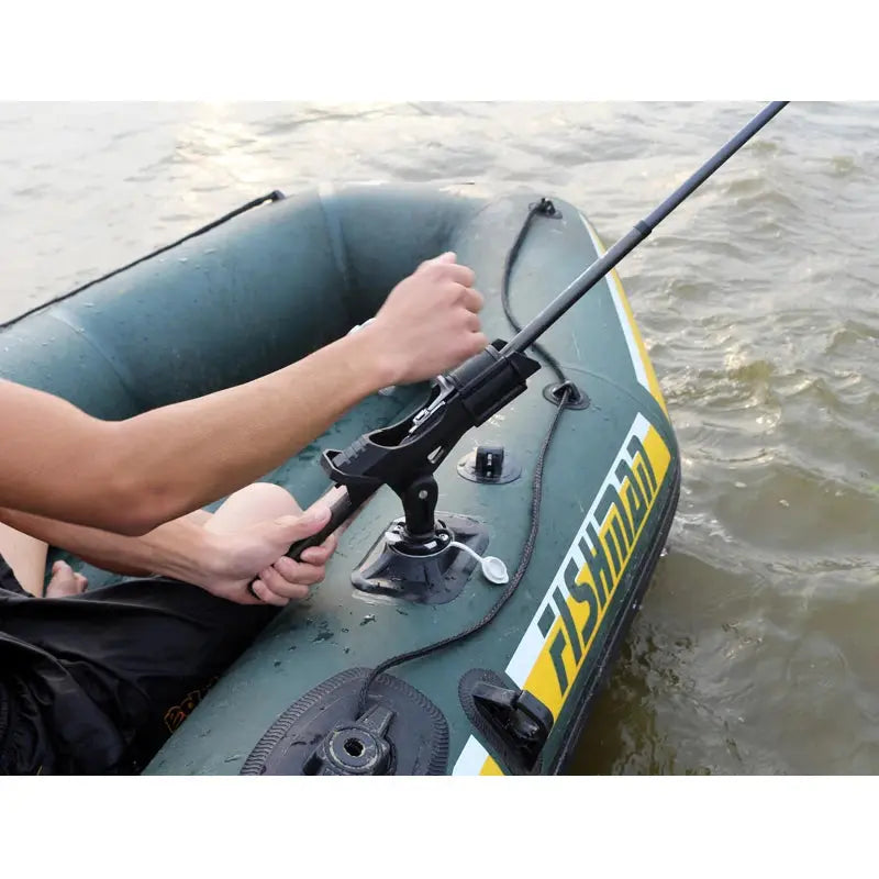 inflatable boat accessory dinghy raft fishing tool rod holder device pole pvc sup board kayak fixer fix pole mount angle A09016 WardBoyzPROShop
