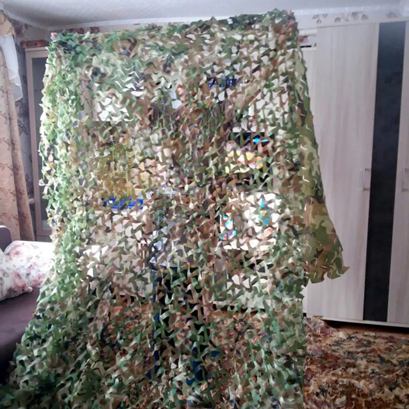 4x5m 2x3m Military Camouflage Net Camo Netting Army Nets Shade Mesh Hunting Garden Car Outdoor Camping Sun Shelter Tent