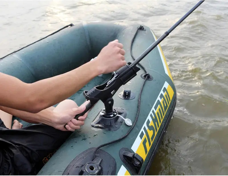 inflatable boat accessory dinghy raft fishing tool rod holder device pole pvc sup board kayak fixer fix pole mount angle A09016 WardBoyzPROShop