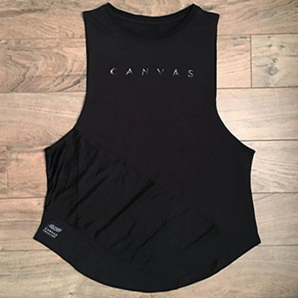 Bodybuilding Sport Tank Tops Men Gym Fitness Workout Sleeveless Shirt Male Stringer Singlet Summer Casual Loose Undershirt Vest WardBoyzPROShop