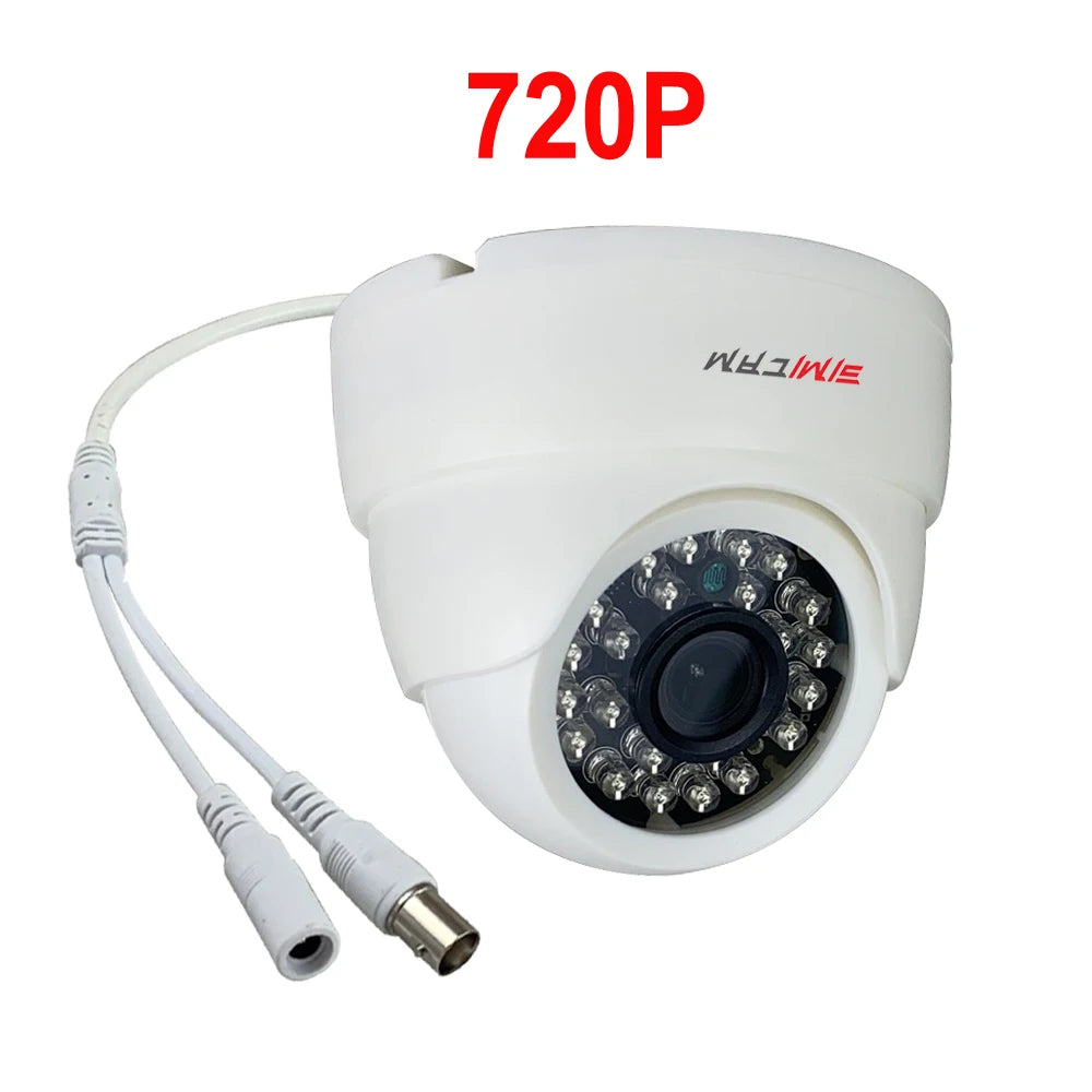 HD 720P/1080P AHD Analog Security Dome Camera Night Vision DVR BNC For Indoor Home Office Factor CCTV Video Surveillance Camera