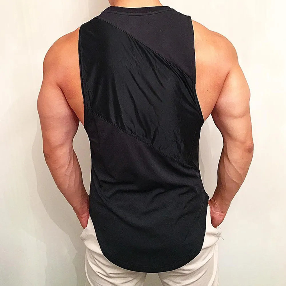 Bodybuilding Sport Tank Tops Men Gym Fitness Workout Sleeveless Shirt Male Stringer Singlet Summer Casual Loose Undershirt Vest WardBoyzPROShop