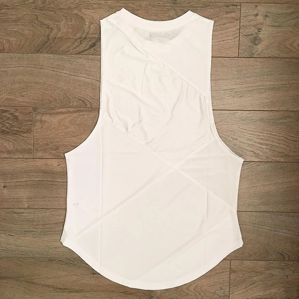 Bodybuilding Sport Tank Tops Men Gym Fitness Workout Sleeveless Shirt Male Stringer Singlet Summer Casual Loose Undershirt Vest WardBoyzPROShop