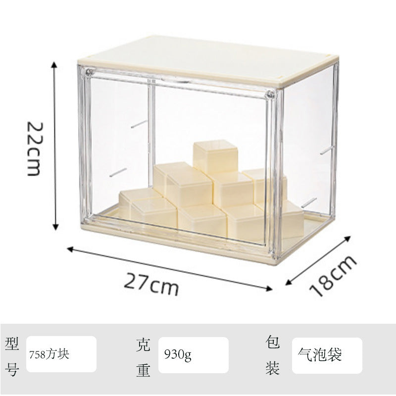 Blind Box Storage Display Stand Desktop Transparent Dustproof Acrylic Lego Bubble Mate Storage Cabinet Hand Display Box