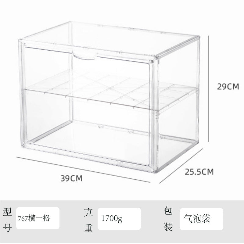 Blind Box Storage Display Stand Desktop Transparent Dustproof Acrylic Lego Bubble Mate Storage Cabinet Hand Display Box