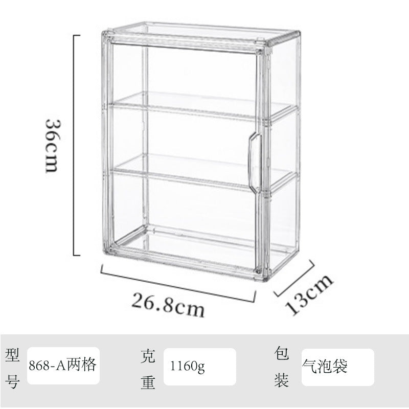 Blind Box Storage Display Stand Desktop Transparent Dustproof Acrylic Lego Bubble Mate Storage Cabinet Hand Display Box