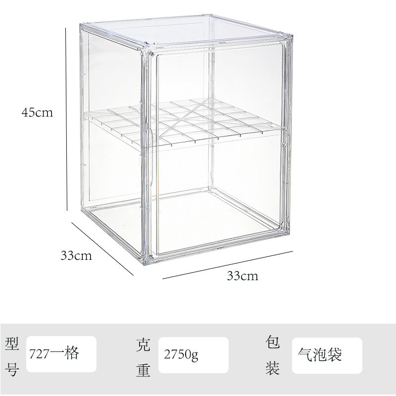 Blind Box Storage Display Stand Desktop Transparent Dustproof Acrylic Lego Bubble Mate Storage Cabinet Hand Display Box