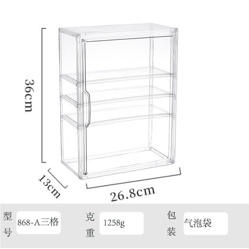 Blind Box Storage Display Stand Desktop Transparent Dustproof Acrylic Lego Bubble Mate Storage Cabinet Hand Display Box