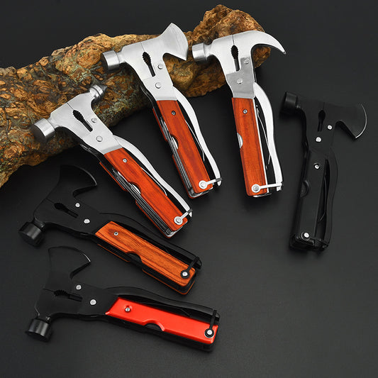 Factory direct supply multi-function axe hammer portable outdoor tool car life-saving hammer broken window hammer multi-function hammer