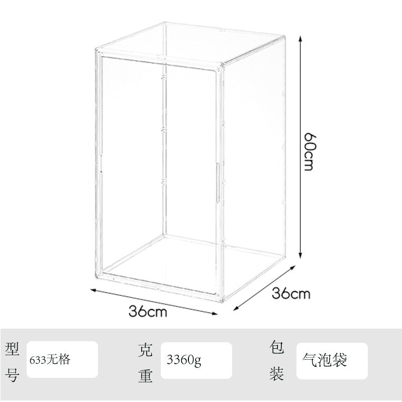 Blind Box Storage Display Stand Desktop Transparent Dustproof Acrylic Lego Bubble Mate Storage Cabinet Hand Display Box