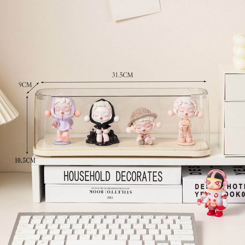 Blind Box Storage Display Stand Desktop Transparent Dustproof Acrylic Lego Bubble Mate Storage Cabinet Hand Display Box