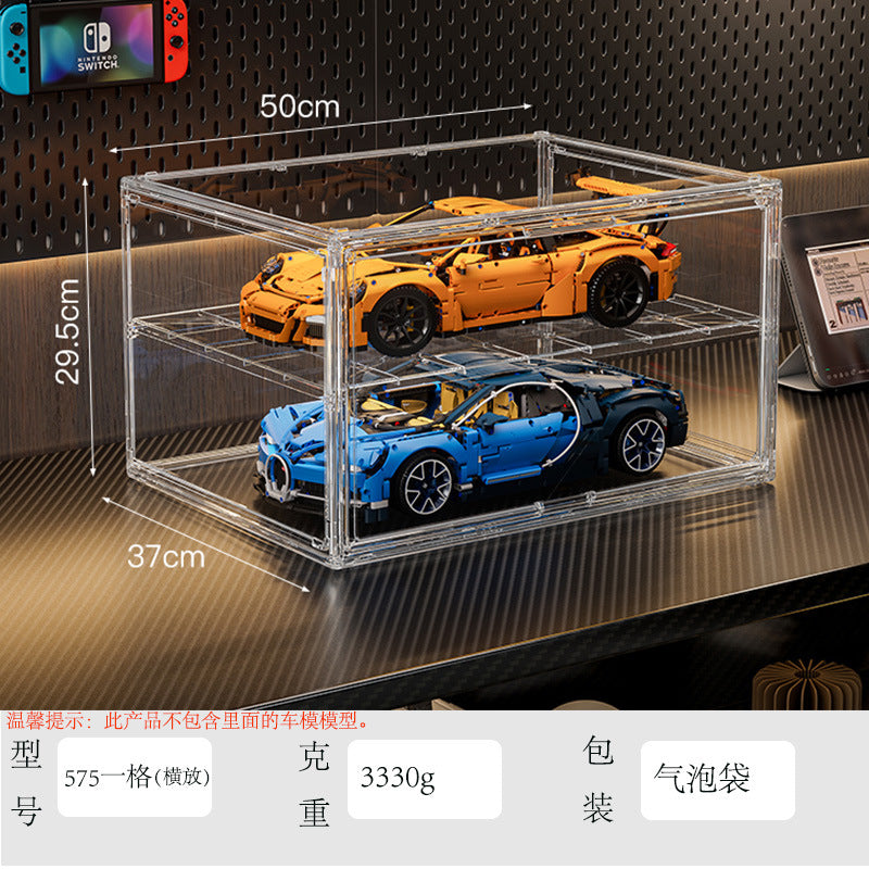 Blind Box Storage Display Stand Desktop Transparent Dustproof Acrylic Lego Bubble Mate Storage Cabinet Hand Display Box