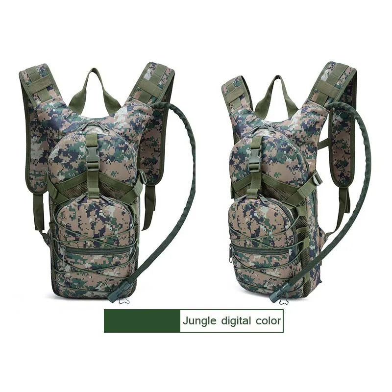 Tactical Hydration Pack Backpack Water-Proof 900D Polyester Ripstop Water Bag Water Bladder For Hiking Cycling Climbing Fishing