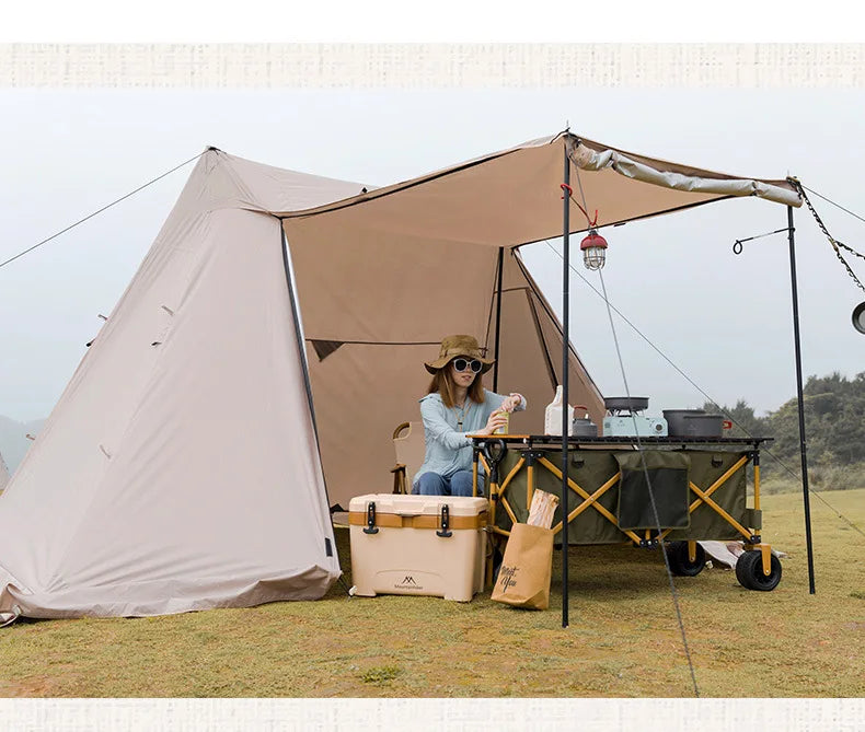 MOUNTAINHIKER 20.1" x12.2" x15" Incubator Outdoor 26L Camp Portable Large Fresh-Keeping Box Cold Hot Ice Bucket Refrigerator