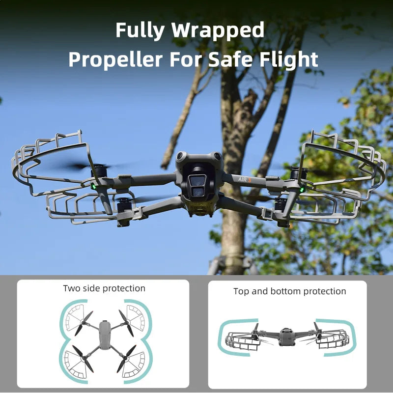 Propeller Guard For DJI Air 3/Air 3S Drone Blade Wing Protective Cage Anti-collision Cover Lightweight Blade Guard Accessories