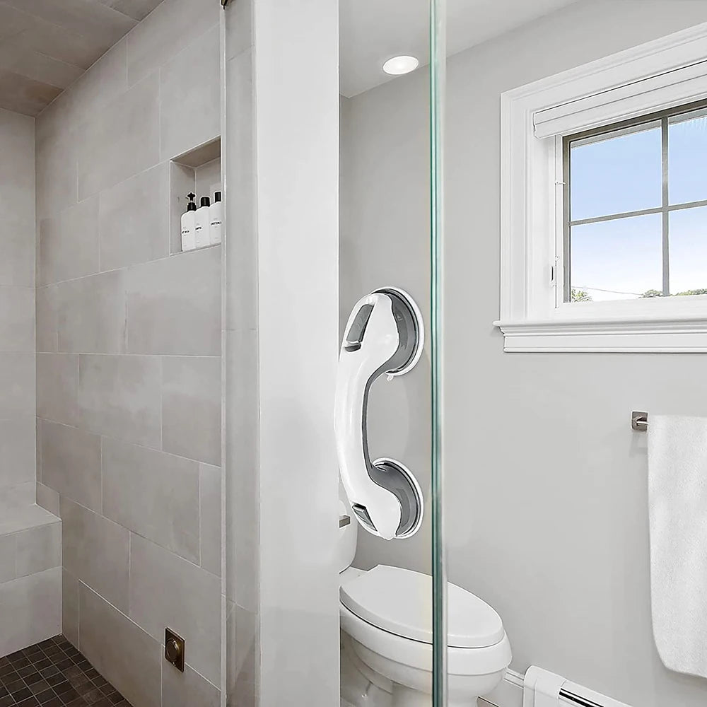 Shower Handle Safety Helping Handle Anti-Slip Support Bathroom Toilet Safe Grab Bar Handle Vacuum Sucker Suction Cup Handrail