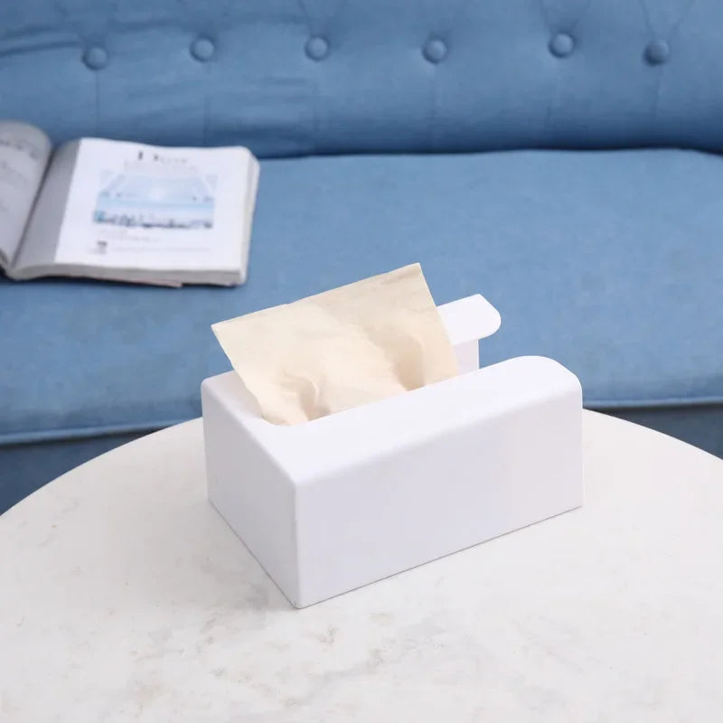 Bathroom Tissue Boxes Paper Holder Wall Hanging Tissue Box Tissue Racks Kitchen Napkin Storage Rack Toilet Paper Dispenser