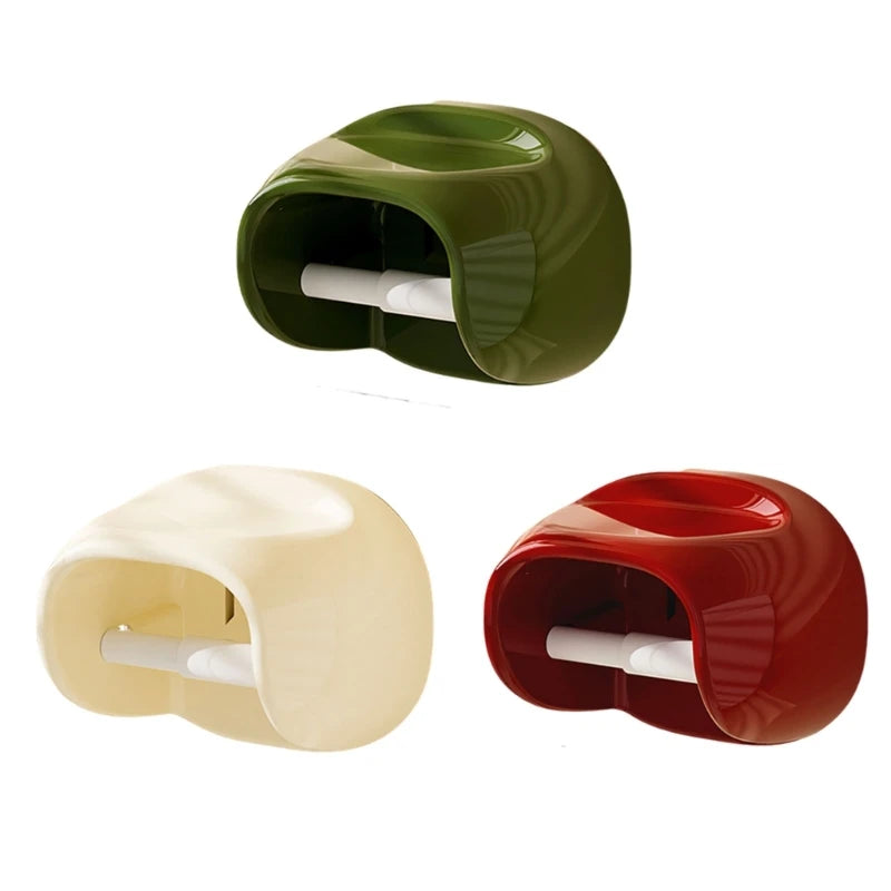 Modern Bathroom Tissue Holder With Shelf Waterproof Toilet Paper Dispenser D0LD