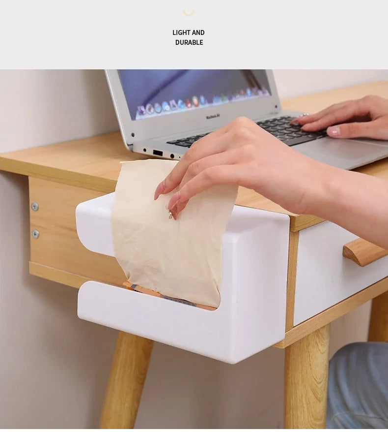 Bathroom Tissue Boxes Paper Holder Wall Hanging Tissue Box Tissue Racks Kitchen Napkin Storage Rack Toilet Paper Dispenser