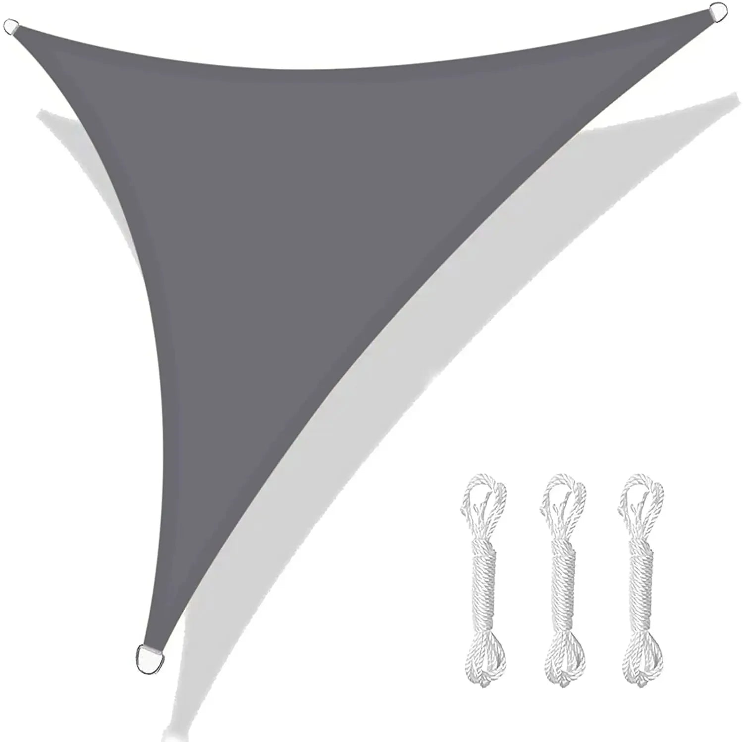 5/3.6/3/2M Triangle Shade Sail Waterproof Sunshade Sail Canopy 98%UV Block Awning with Free Rope for Garden Patio Pergola Gazebo WardBoyzPROShop