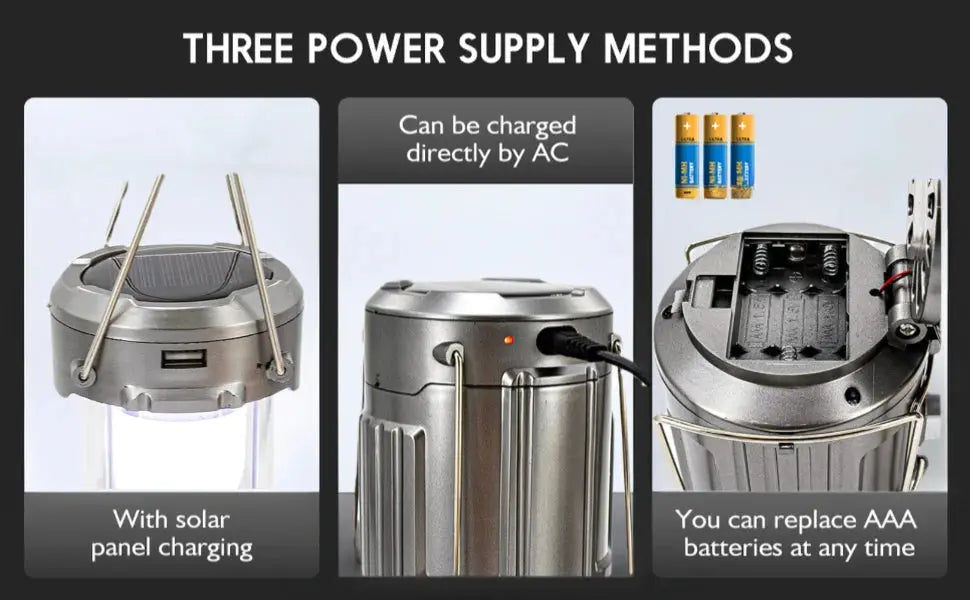 Solar Camping Lantern with Fan Rechargeable Camping Fans Charging Light for Hurricane Power Outage Tent Emergency Camping Gear WardBoyzPROShop