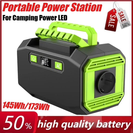 200W 145Wh/173Wh Portable Power Station 110V/220V Solar Generator Outdoor Emergency Mobile Power Bank for Camping Power LED WardBoyzPROShop