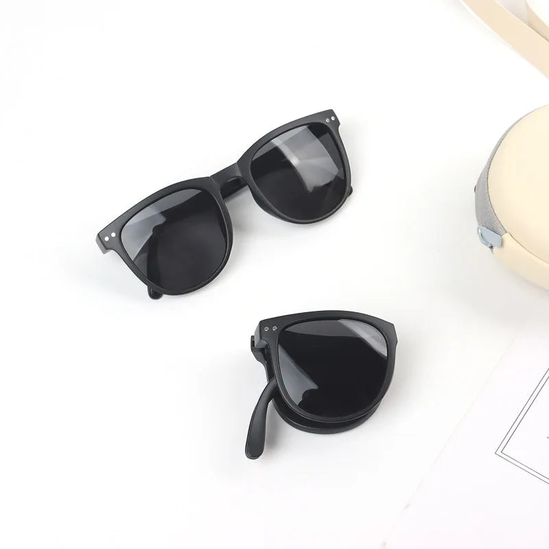 New Folding Kids Sunglasses For Boys Girls Brand Sports Square Children Shades Glasses UV400 Outdoor Baby Sun Protection Eyewear