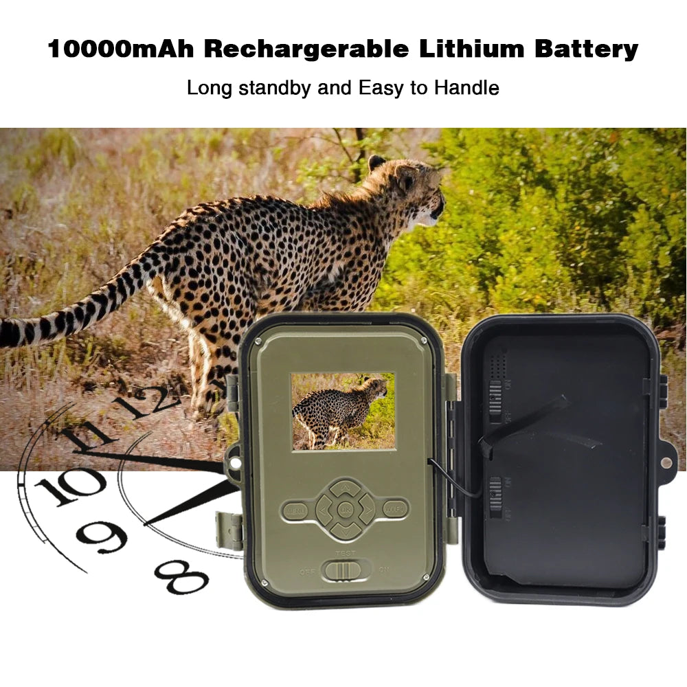 4G HD LIVE Video Lithium Battery Cellular Trail Camera 50MP 4K Wireless Game APP Cloud Service Waterproof IP66 Wildlife Cam
