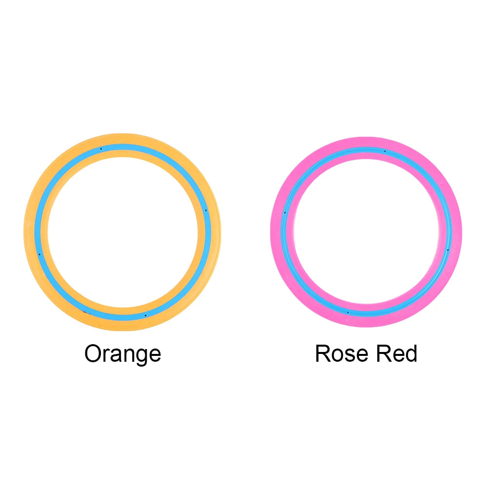 25cm Flying Disc Portable Flying Ring Versatile Outdoor Flying Disc Toy Playing Flying Saucer for Beach Backyard