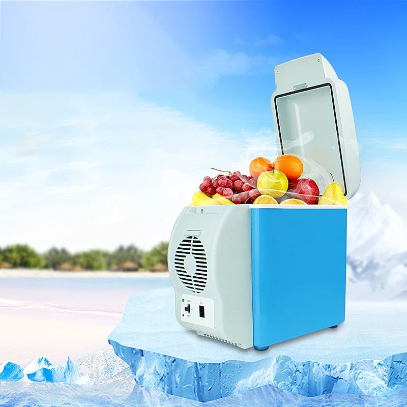 7.5L Car Fridge Cooling Warming Refrigerators Freezer Cooler Travel Warmer Mini Portable Auto Refrigerator For Outdoor Travel