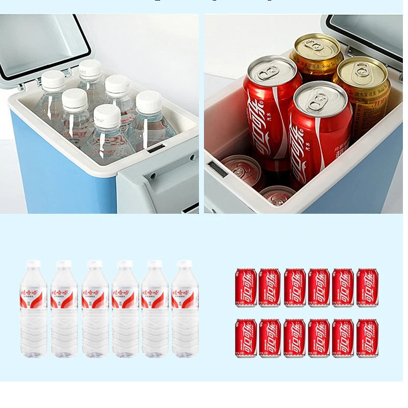7.5L Car Fridge Cooling Warming Refrigerators Freezer Cooler Travel Warmer Mini Portable Auto Refrigerator For Outdoor Travel