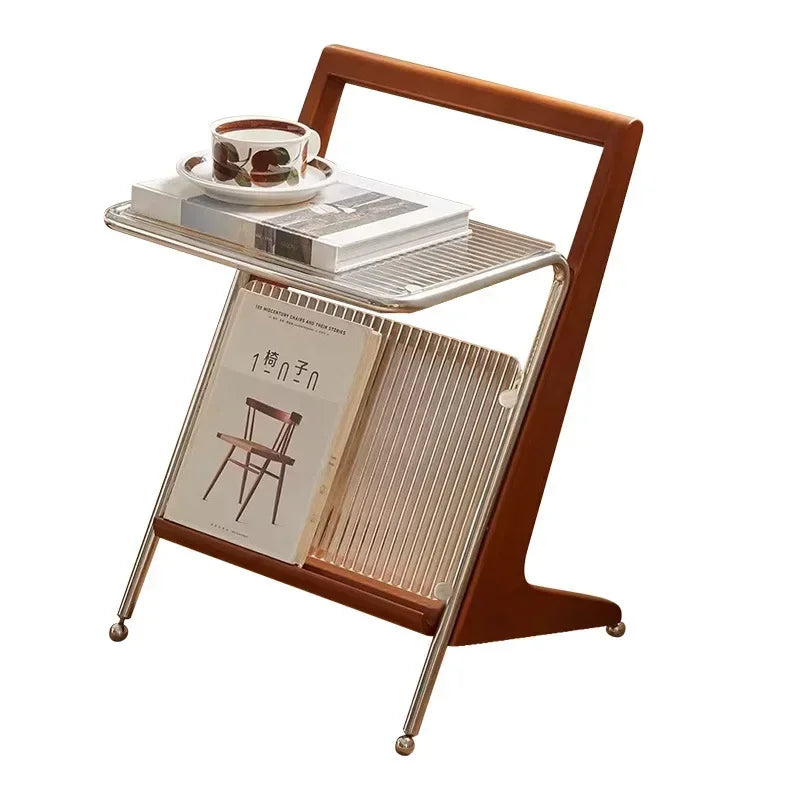 Solid Wood Side Table, Small Coffee Table, Bedside Sofa, Mini Creative Small Bedroom