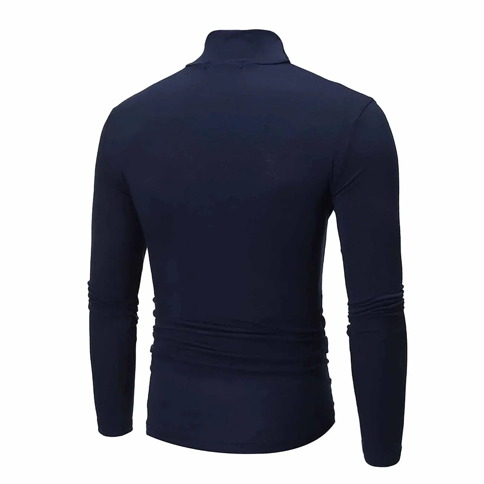New Men's handsome half turtleneck bottom shirt,  gentle and comfortable, suitable for autumn, winter, senior undershirt WardBoyzPROShop