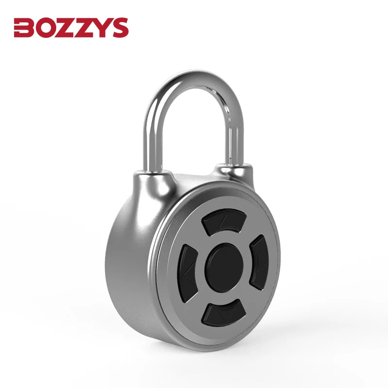 Smart Lock Bluetooth APP Control IP55 Waterproof Rechargeable for Luggage Gym Office Zinc Alloy Anti Theft Padlock